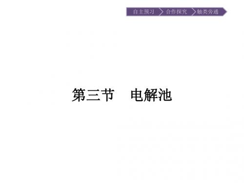 (人教版)高二化学选修4课件：4.3.1电解原理