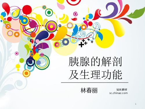 (参考课件)胰腺的解剖及生理功能