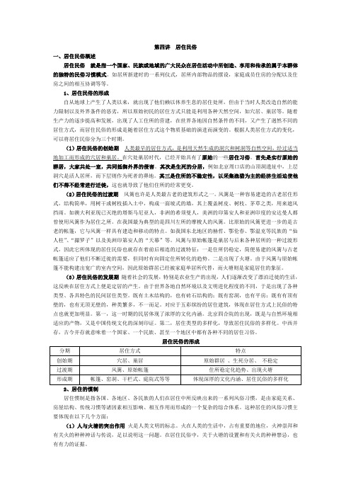 第四讲居住民俗民俗学教案