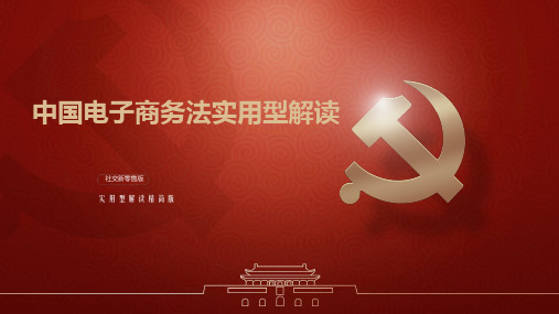 电子商务法实用型解读精简版