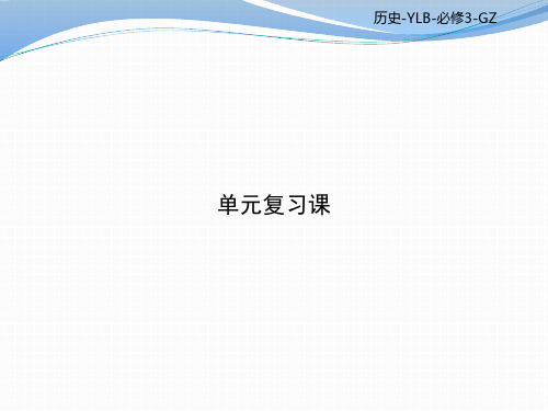 2019-2020学年高二历史岳麓版必修三课件:第四单元 19世纪以来的世界文化 单元复习课