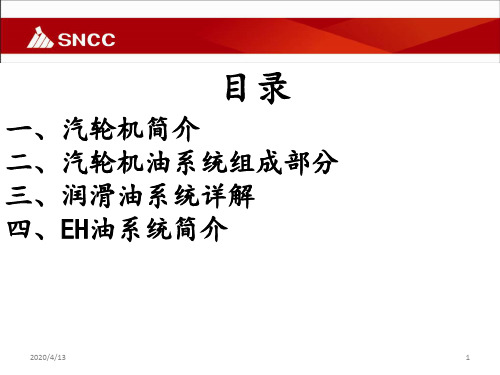 汽轮机油系统讲解演示幻灯片