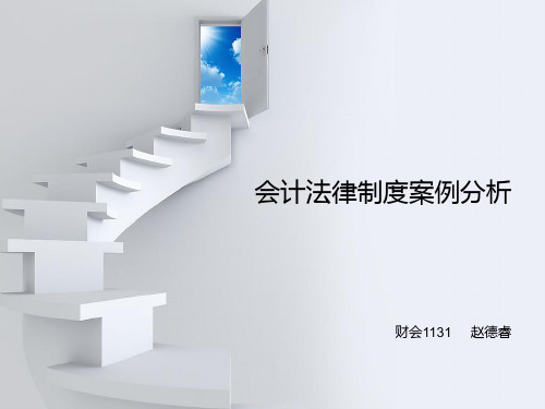 会计法律制度案例分析PPT课件