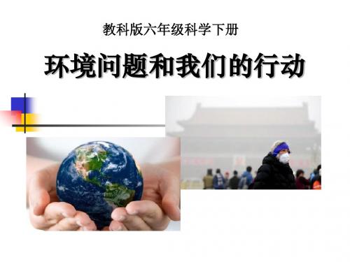 《环境问题和我们的行动》环境和我们PPT课件 (共9张PPT)