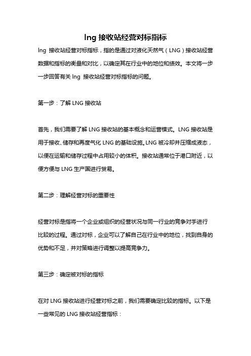 lng接收站经营对标指标