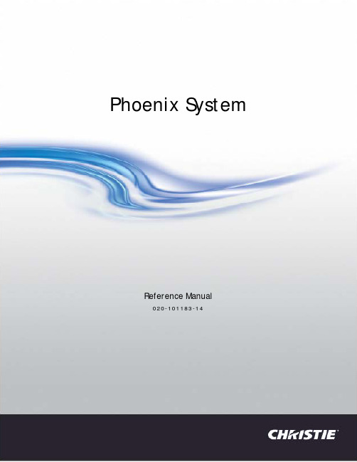 Christie Phoenix System Reference Manual