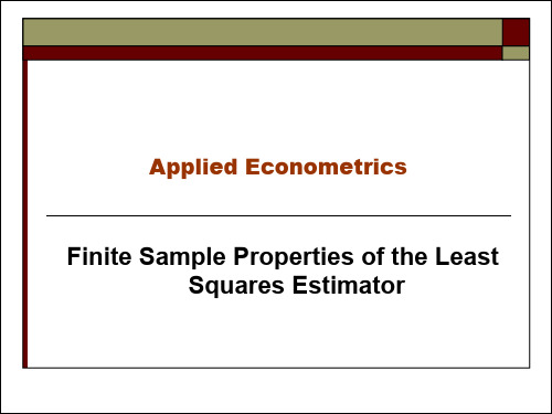 计量经济学英文课件 (14)