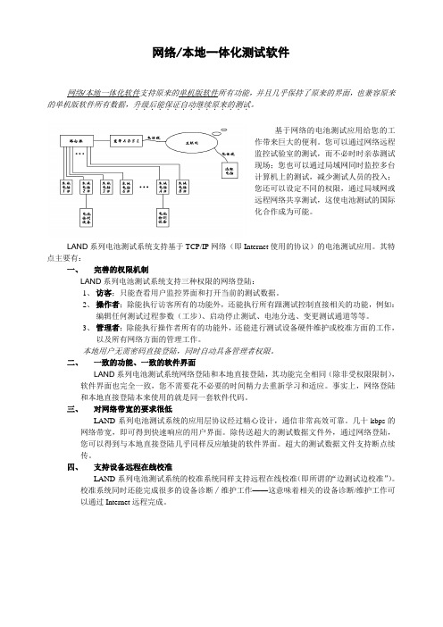 网络∕本地一体化软件简介