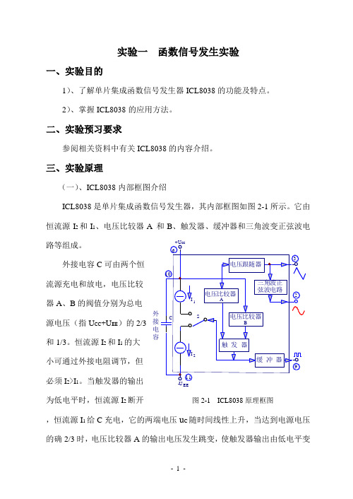 高频电子线路(通信电子线路)实验指导书