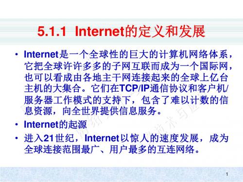 Internet技术及应用ppt课件