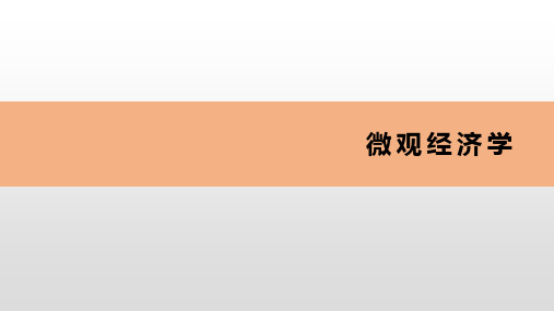 平狄克微观经济学 第1篇导论-市场和价格