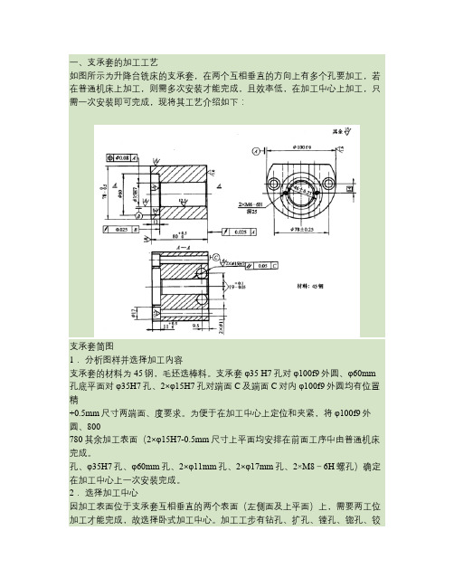 典型零件加工工艺分析例.