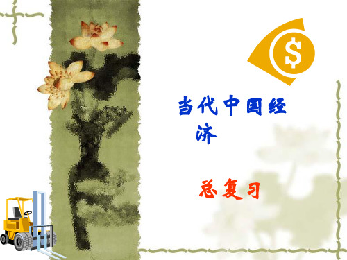 总复习(当代中国经济)