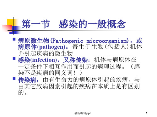 感染的一般概念