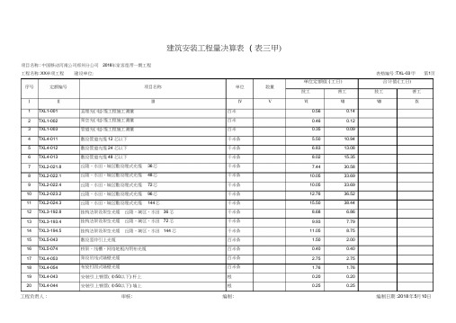 451定额新模板