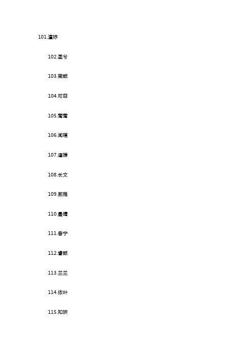 虎宝宝女孩取名大全100个