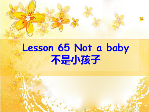 新概念第一册Lesson65-66