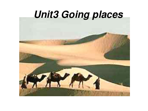 牛津版上海版九年级下册 Unit 3 Going places reading课件