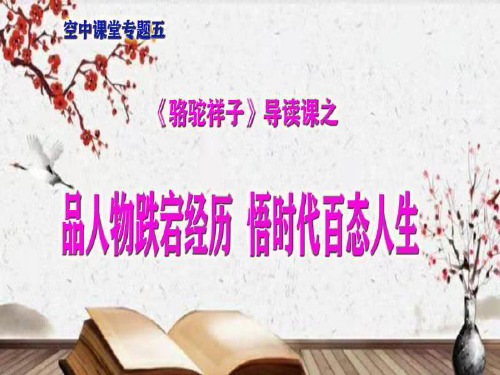 第三单元名著导读《骆驼祥子》课件(共35张PPT)2023—2024学年统编版语文七年级下册