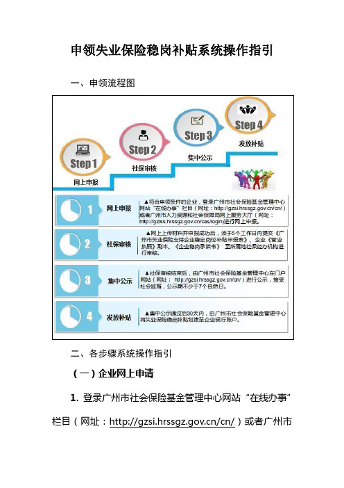 办理失业稳岗补贴指引