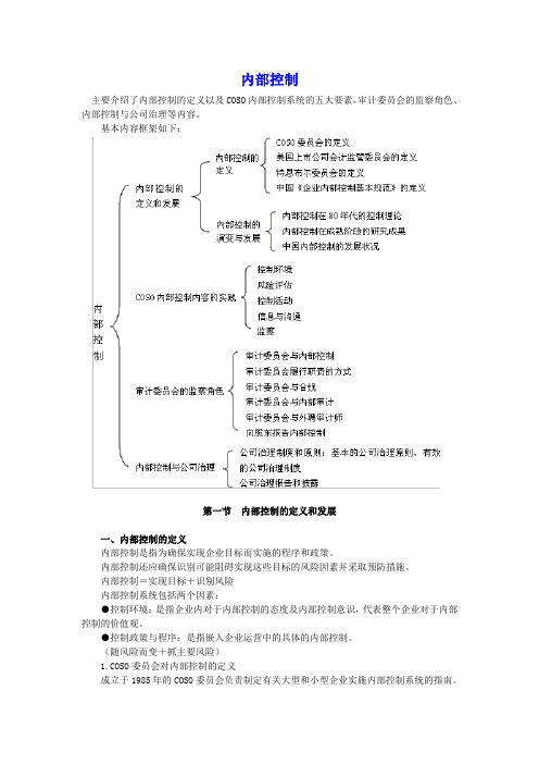 会计继续教育：内部控制概况讲义