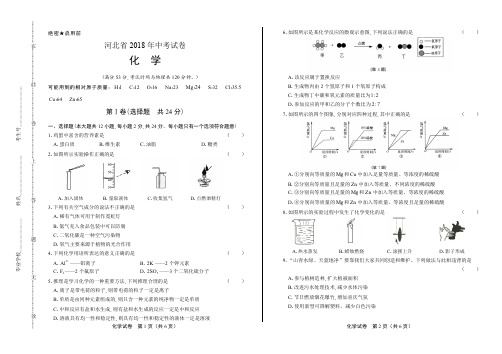 2018年河北省中考化学试卷