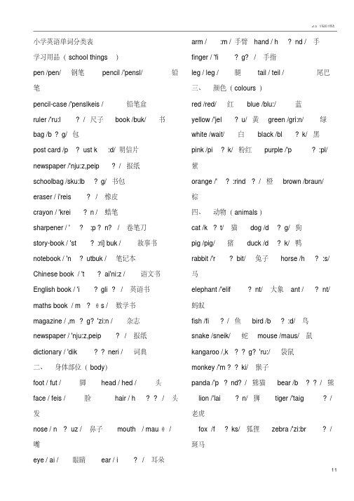 小学英语单词大全(完整版).pdf