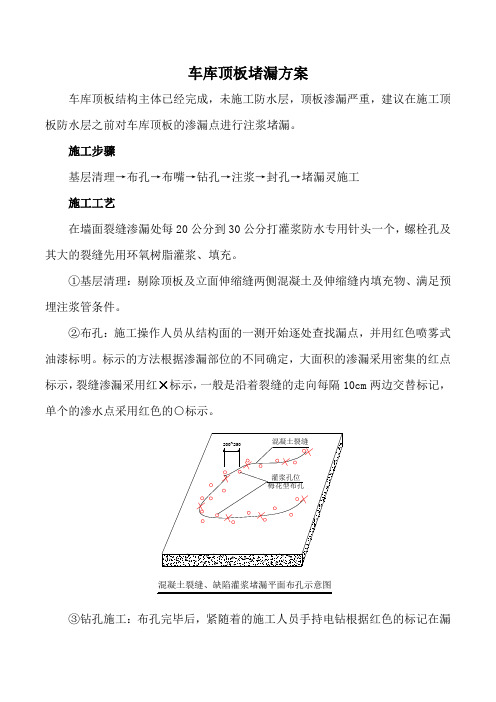 车库地下室顶板筏板注浆方案