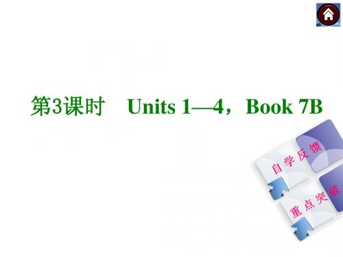 2015届吉林中考英语复习课件第3课时(七年级下Units1—4)
