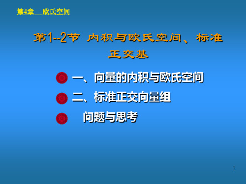 1-CH4-d1d2欧氏空间及内积标准正交基(经济类)