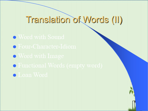 Translation-of-Words-(II)分析