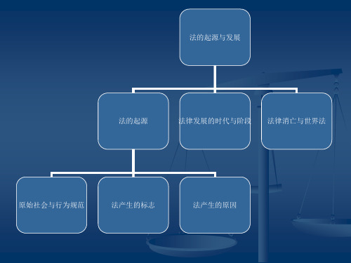 法的起源和发展