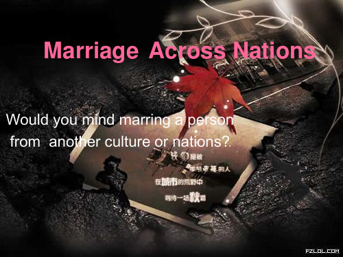 Marriage-Across-Nations跨国婚姻