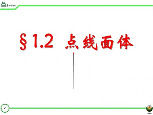 1.2点线面体课件