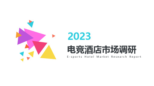 2023电竞酒店市场调研报告23页