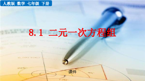 人教版七年级下册数学《二元一次方程组》培优课件教学说课