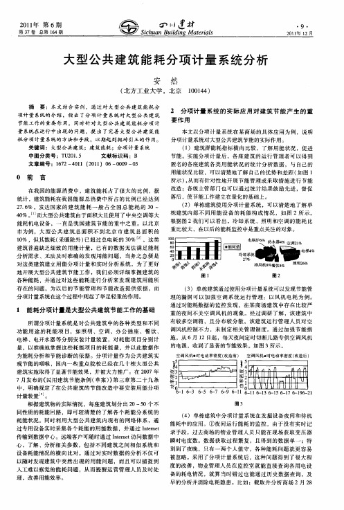 大型公共建筑能耗分项计量系统分析