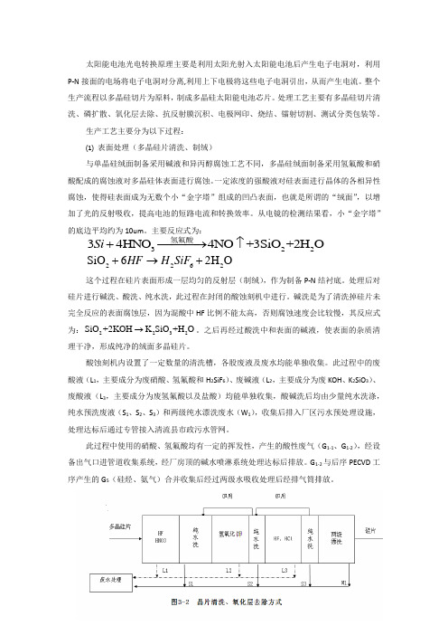 多晶硅太阳能电池生产工艺