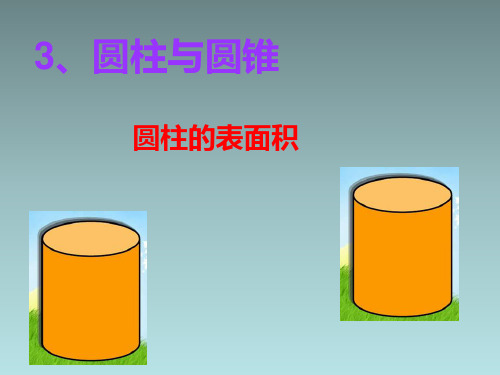 六年级数学下册课件-3.1.2 圆柱的表面积27-人教版