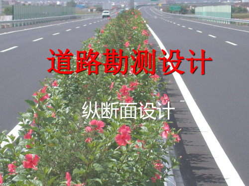 道路勘测设计-纵断面设计