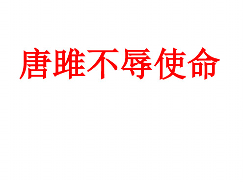 《唐雎不辱使命》市优质课一等奖课件.ppt