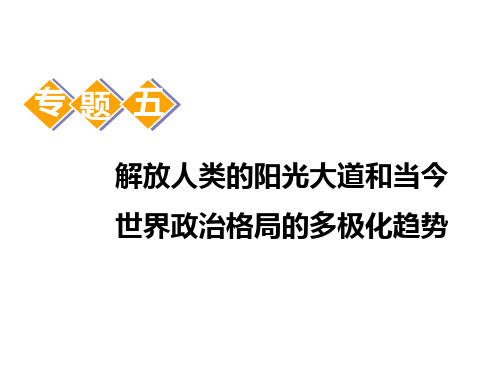 2020版高考一轮复习历史人民版专题五+第10讲 马克思主义的诞生和俄国十月社会主义革命+【KS5U+高考】 (1)