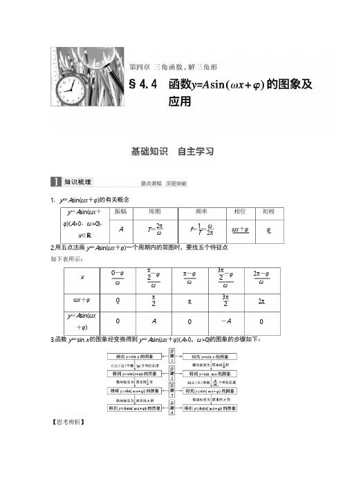 4.4三角函数的图像性质及应用