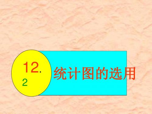 数学：12.2《统计图的选用》课件(2)(苏科版七年级下)