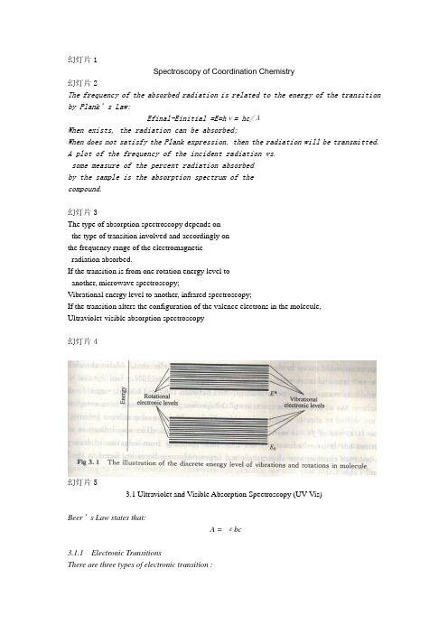 spectroscopy  第四讲