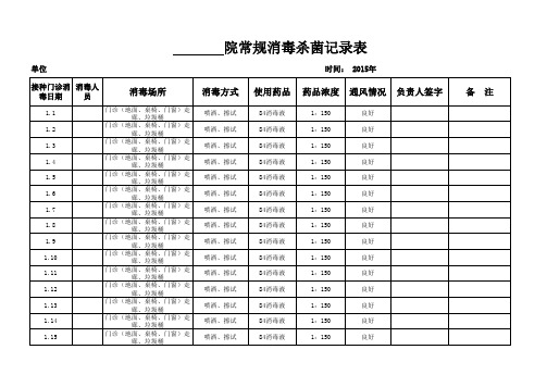 84消毒记录表.xls