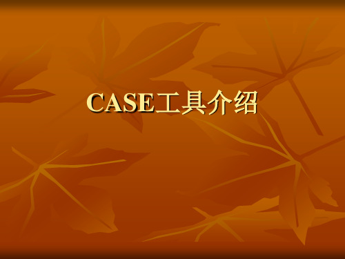 CASE工具介绍