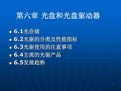 第六章光盘和光盘驱动器