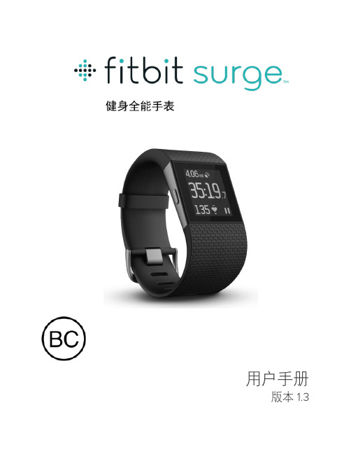 fitbit surge 用户手册说明书