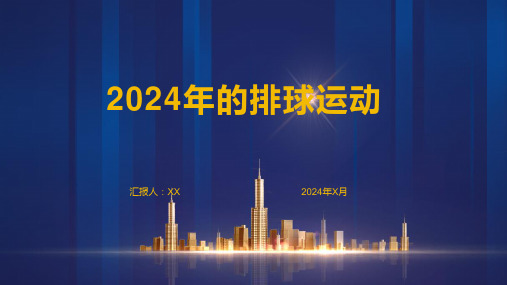 2024年的排球运动